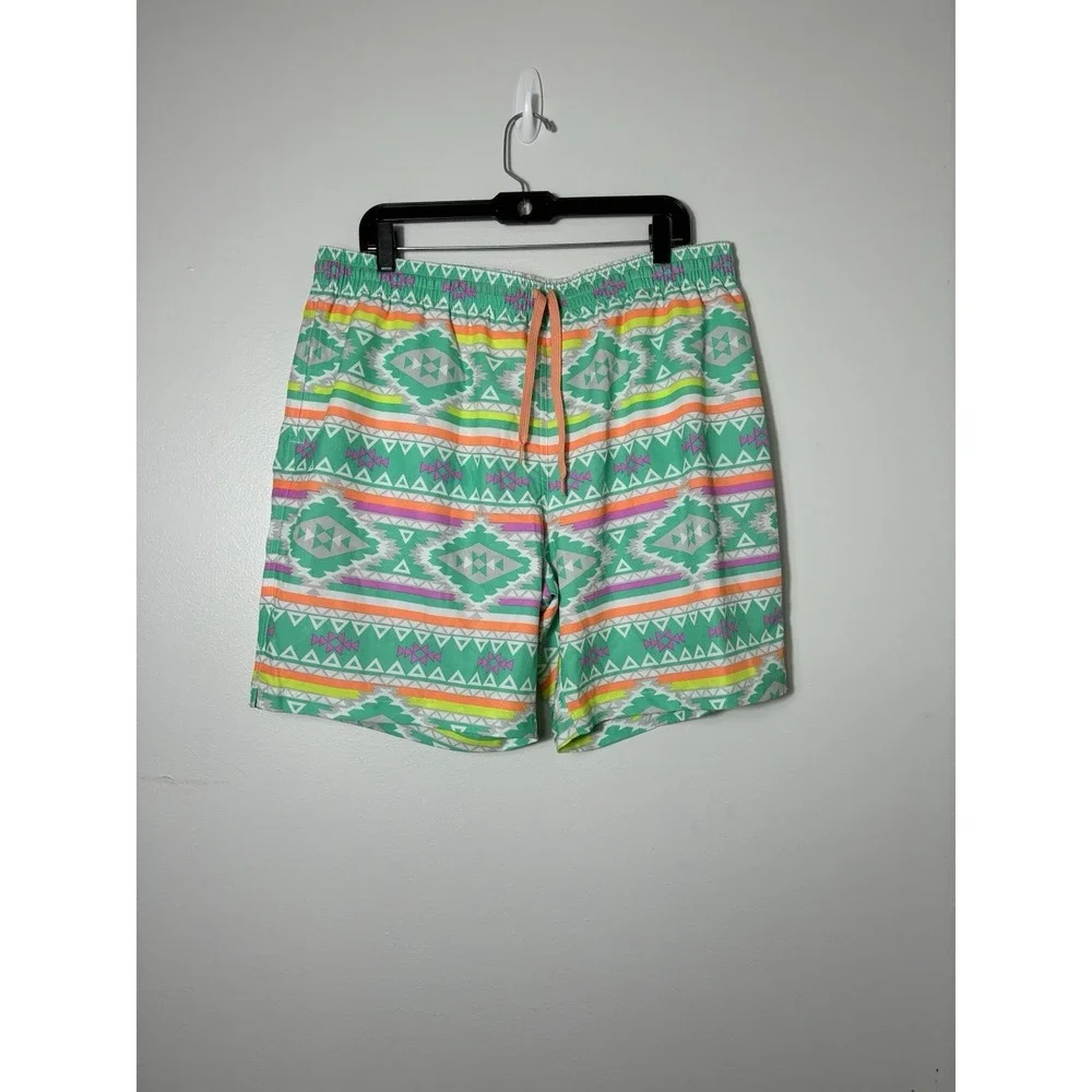 Chubbies En Fuegos Swim Trunks Mens 2X Southwestern Aztec Stretch Lined Preppy